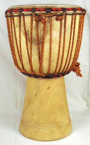 マリ製 メリナ材 小型ジャンベ Small Melina Djembe from Mali