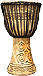 ガーナ製ジャンベ GHANA DJEMBE